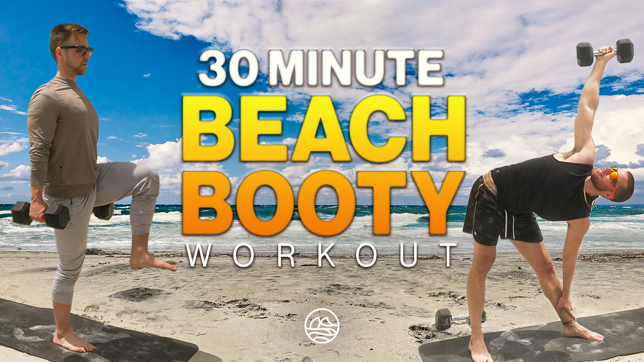 Body Casual 30 Minute Beach Booty Workout YouTube Thumbnail